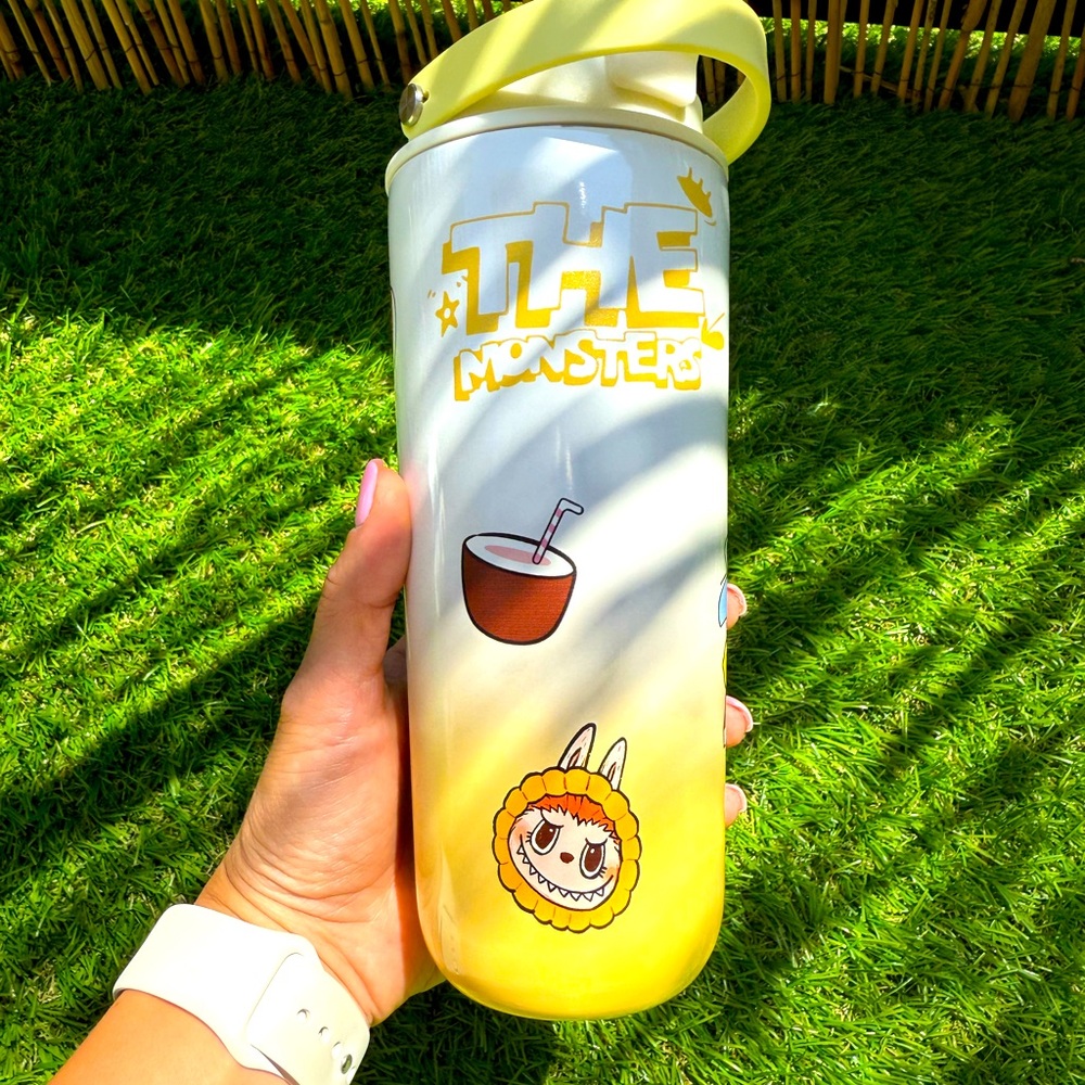 Labubu 30oz Tumbler-Cute Leakproof Cup with Handle-Kawaii Bottle for School,Gift